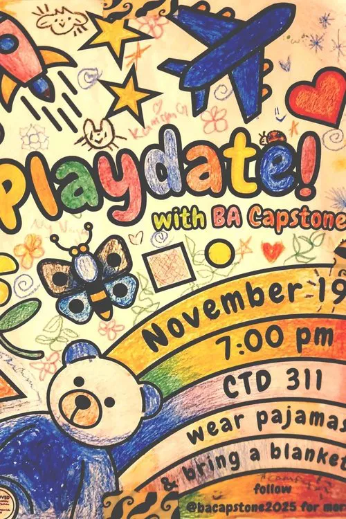 Playdate: An Evening With BA Capstone poster