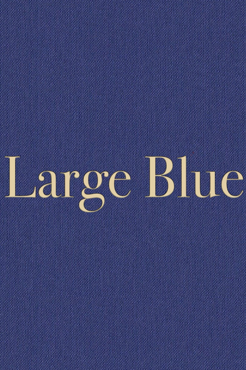 Large Blue poster