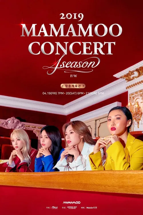 Mamamoo 4season F/W Concert poster