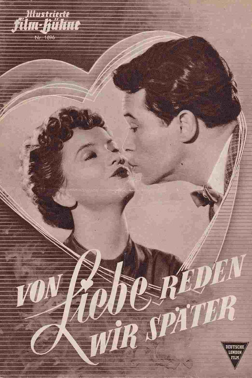 Von Liebe reden wir später poster