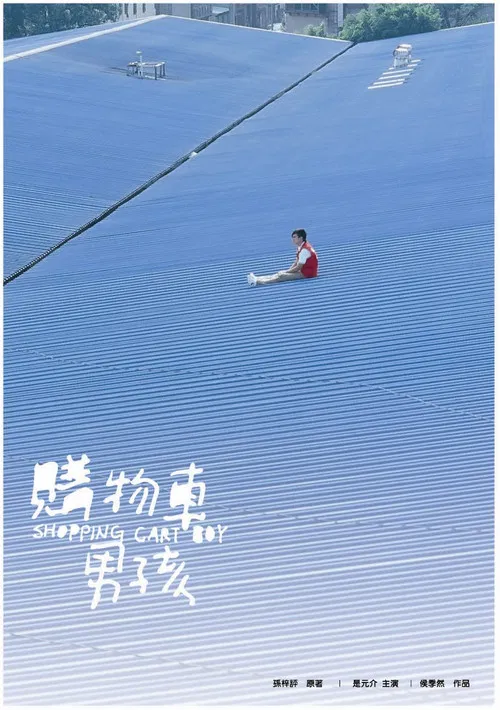 Shopping Cart Boy poster