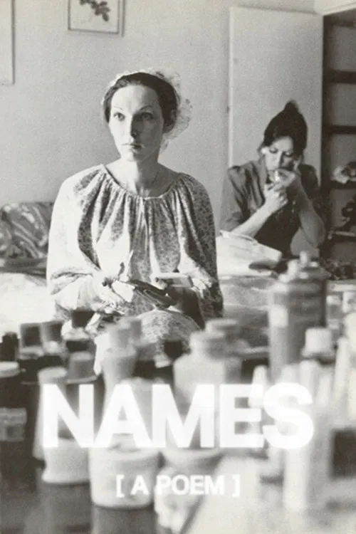 names [a poem] poster