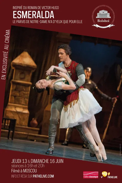 Bolshoi Theatre: ballet Esmeralda poster