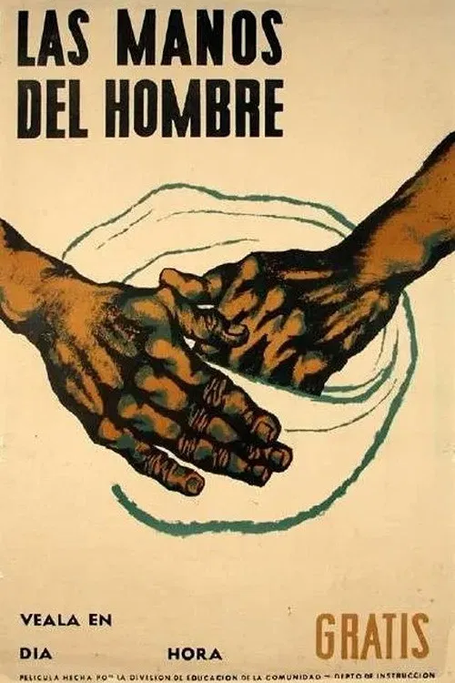 Las manos del hombre poster