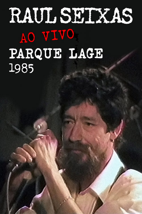 Raul Seixas ao vivo no Parque Lage poster