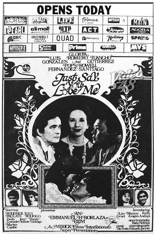 Just Say You Love Me poster