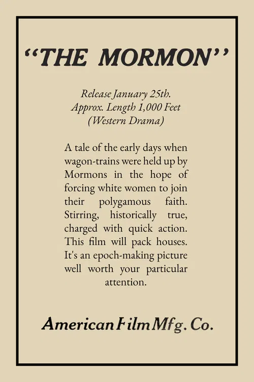 The Mormon poster