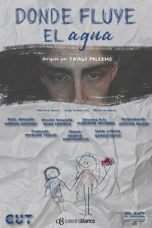 Donde fluye el agua poster