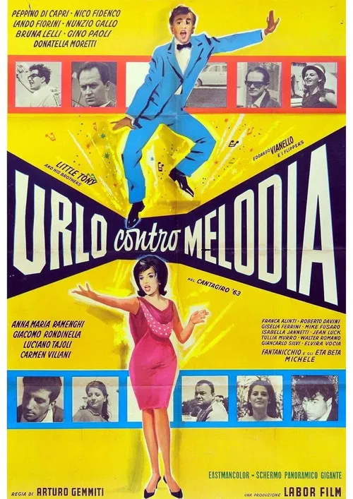 Urlo contro melodia nel Cantagiro 1963 poster