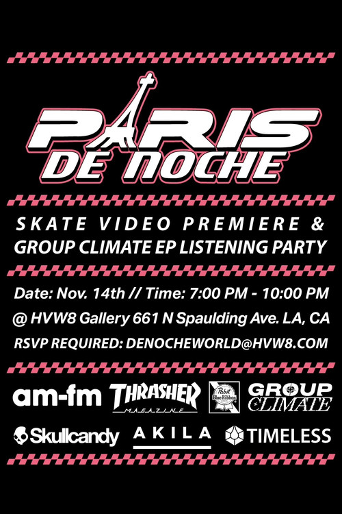 Paris De Noche poster