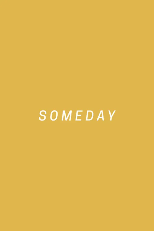 Someday poster