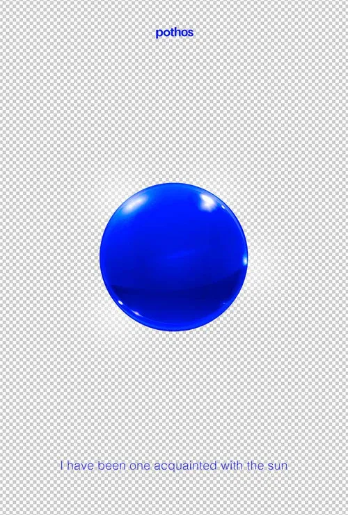 I have been one acquainted with the sun poster