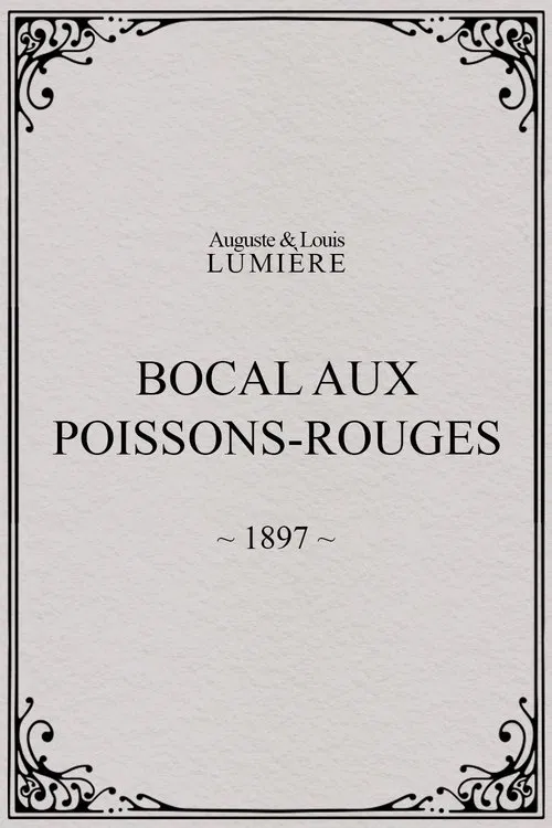 Bocal aux poissons rouges poster