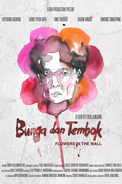 Flowers in the Wall poster
