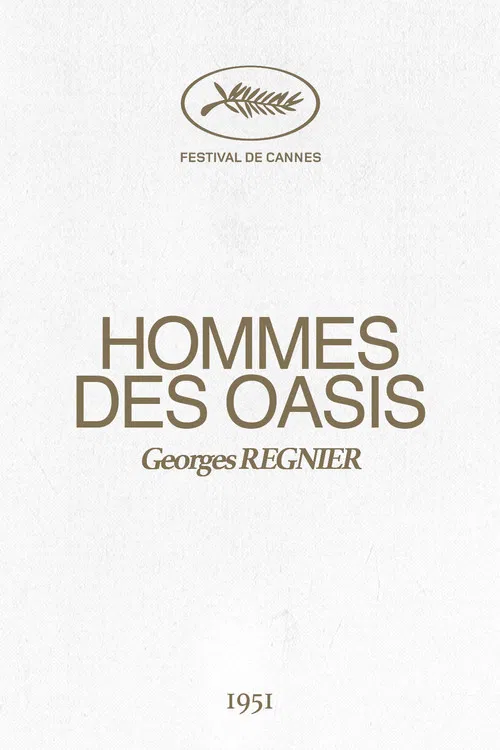 Hommes Des Oasis poster