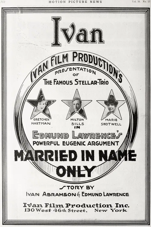 Married in Name Only poster
