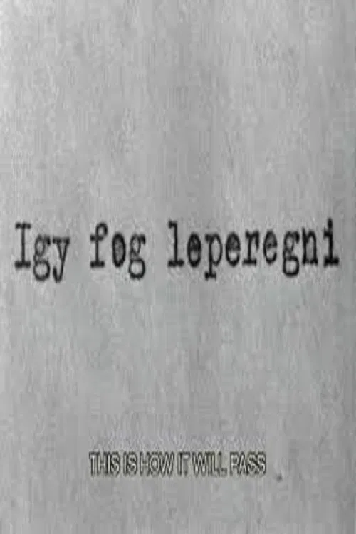 This Is How It Will Run poster