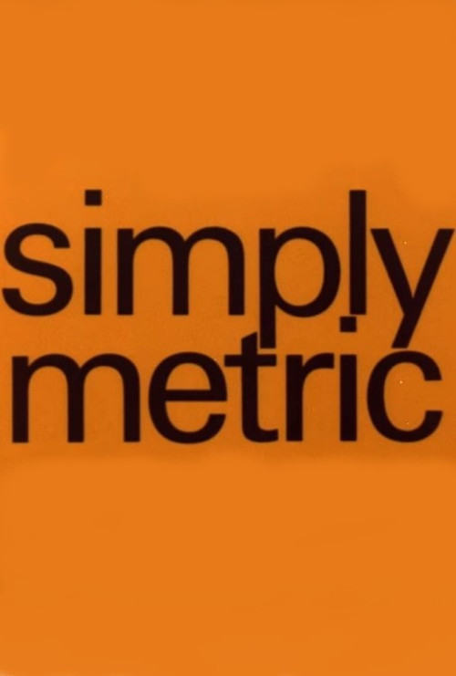 Simply Metric poster