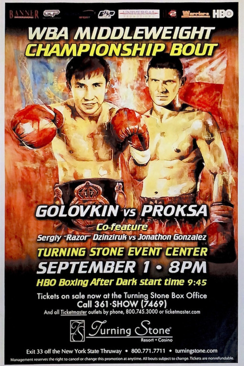 Gennady Golovkin vs. Grzegorz Proksa poster