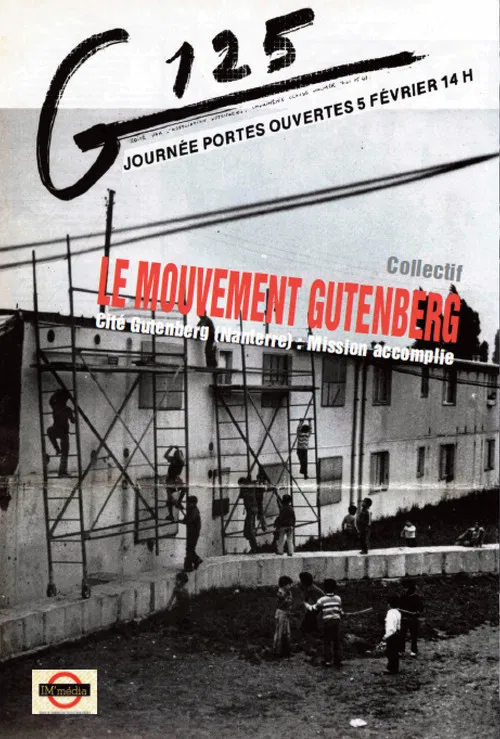 NANTERRE : LE MOUVEMENT GUTENBERG poster