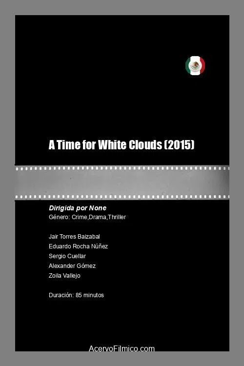 Tiempo de nubes blancas poster
