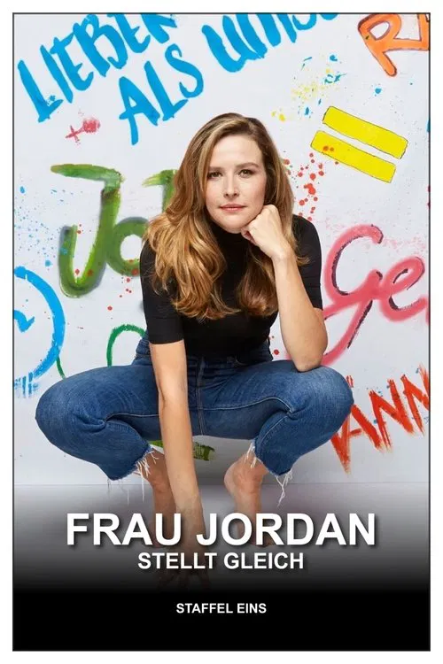 Frau Jordan stellt gleich poster