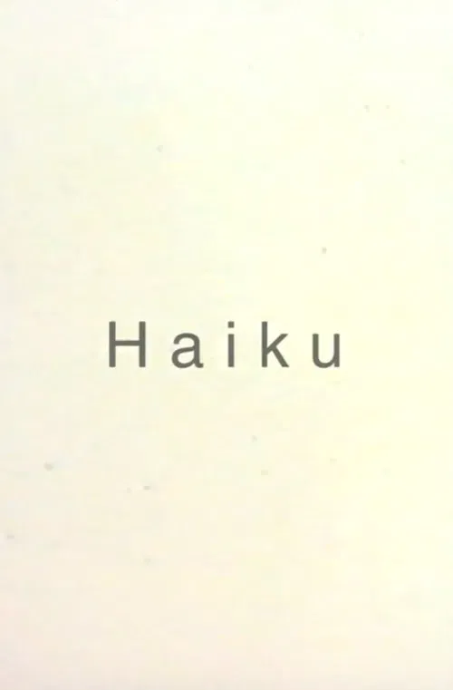 Haiku poster