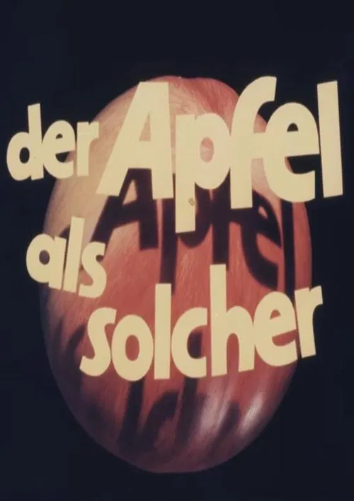 Der Apfel als solcher poster
