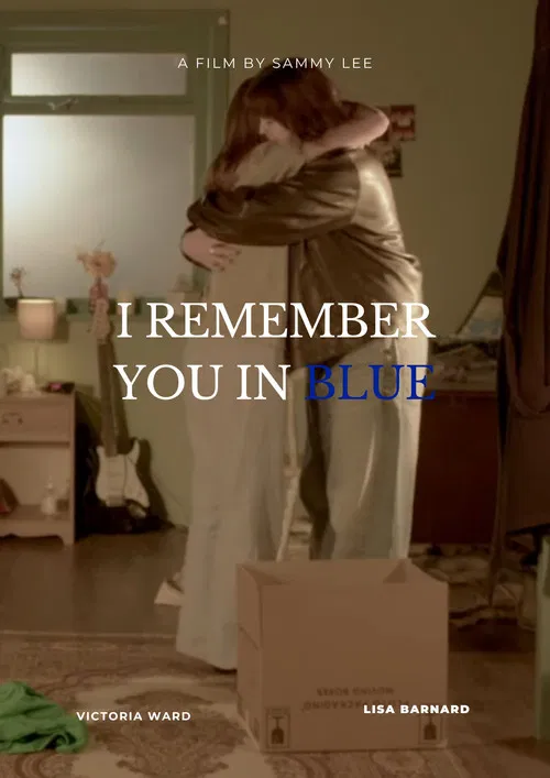 I remember you in blue poster
