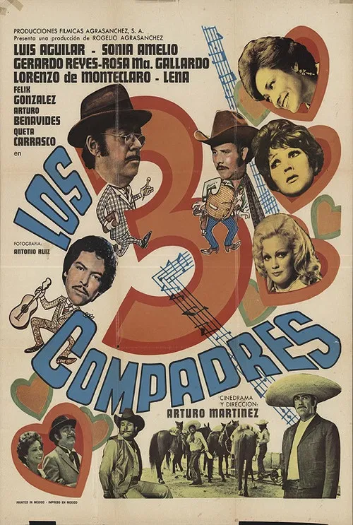 Los tres compadres poster
