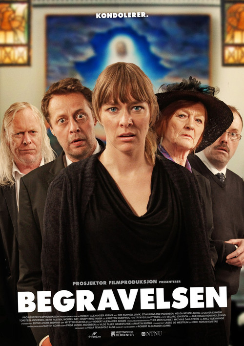 Begravelsen poster