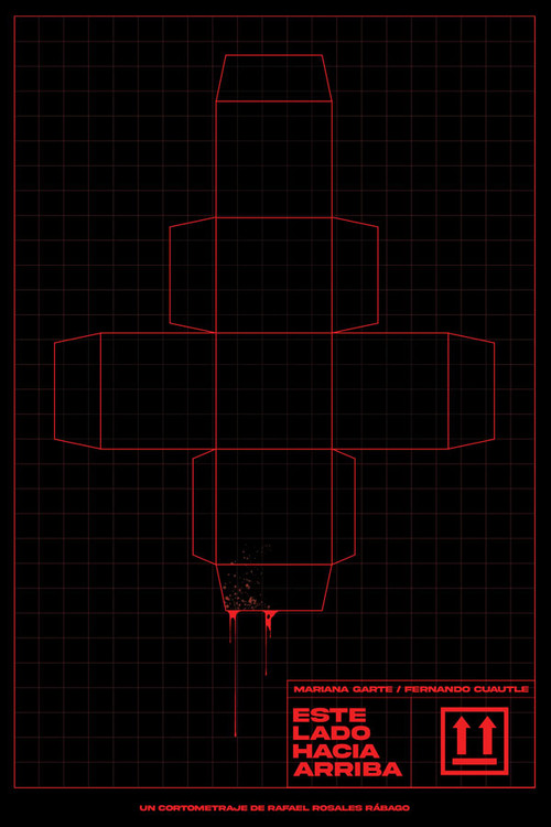 Este lado hacia arriba poster