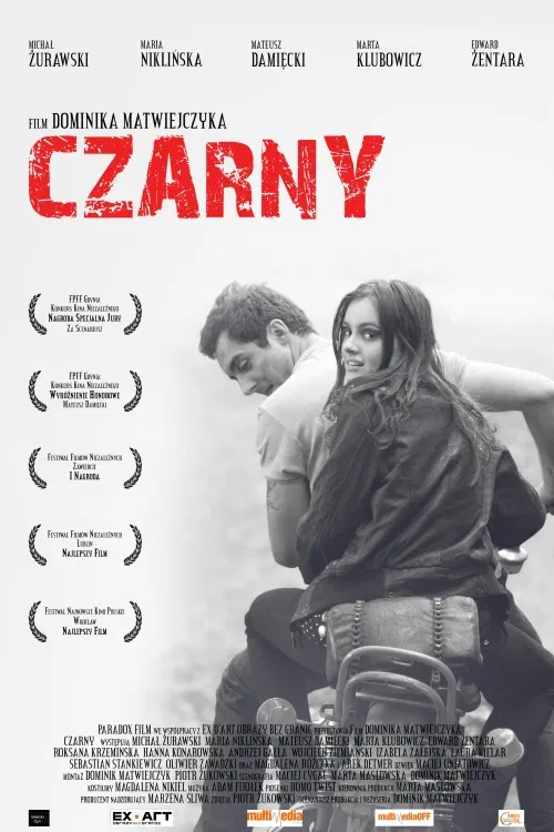 Czarny poster