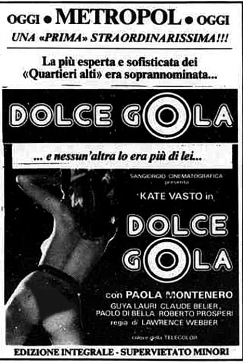 Dolce gola poster