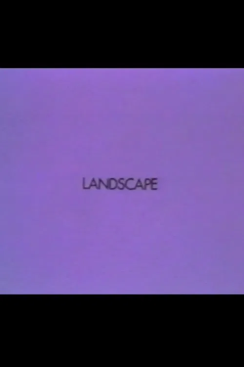 Landscape poster