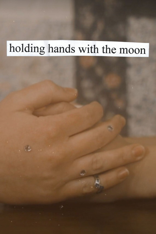 holding hands with the moon poster