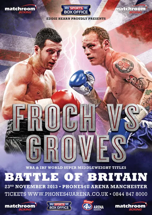 Carl Froch vs. George Groves poster