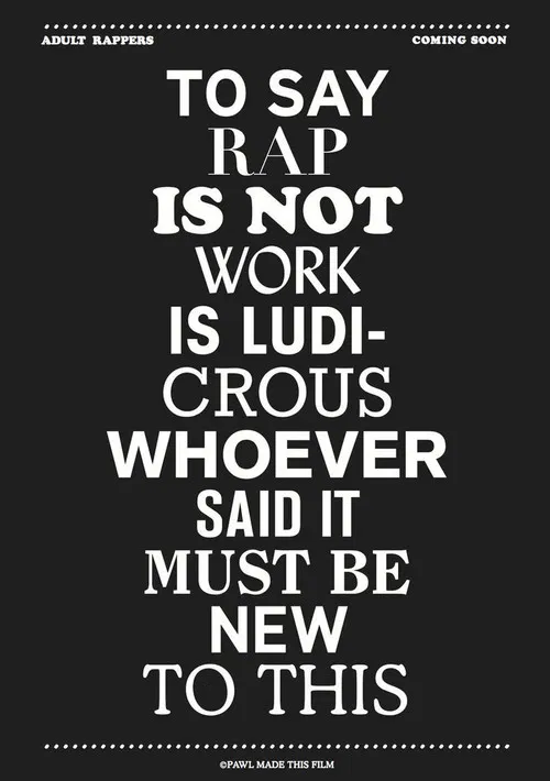 Adult Rappers poster