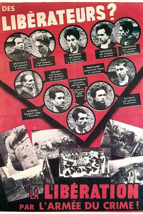 Les Résistants de l'Affiche Rouge poster