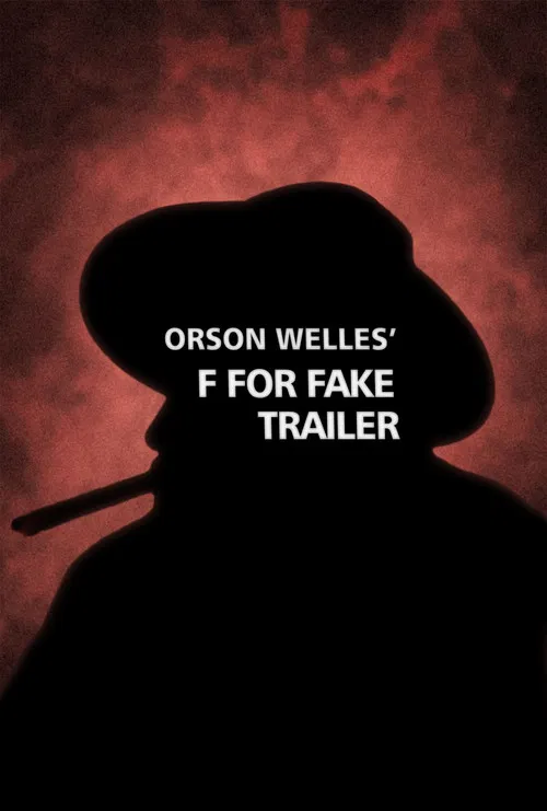 Orson Welles' F for Fake Trailer poster