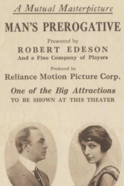 Man's Prerogative poster