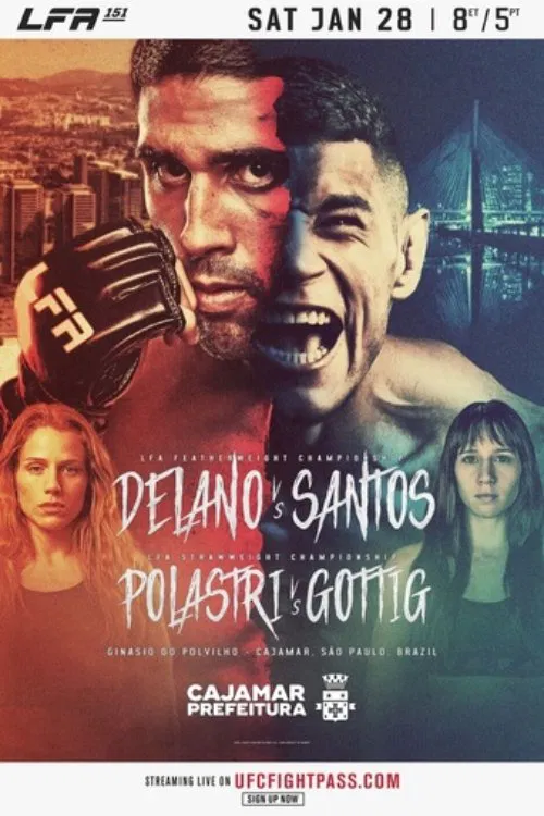 LFA 151: Delano vs. Santos poster