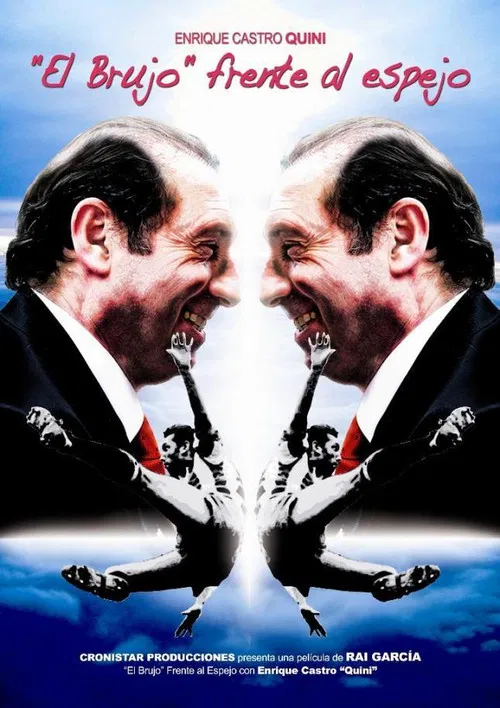 "El brujo" frente al espejo poster