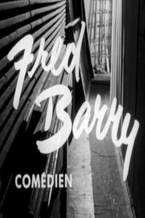 Fred Barry comédien poster