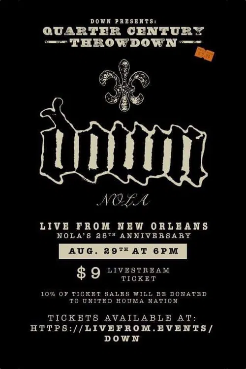 Down Presents: Quarter Century Throwdown Livestream poster