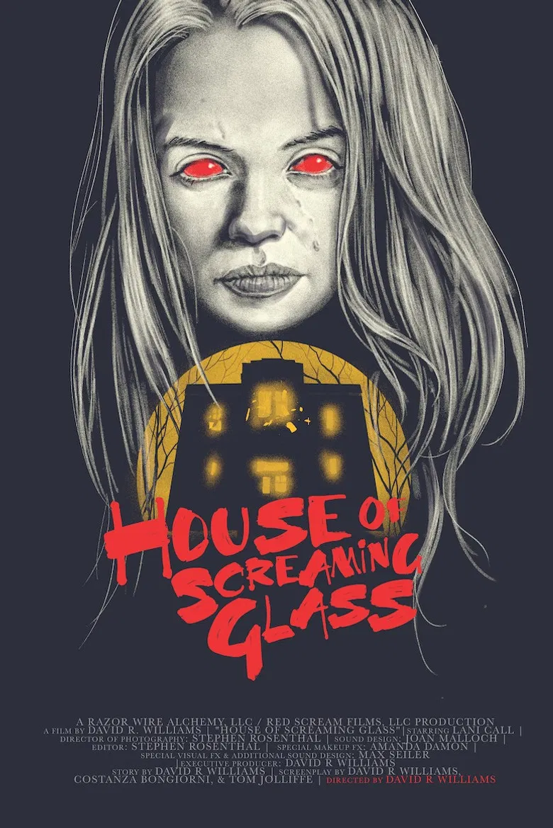 House of Screaming Glass poster background