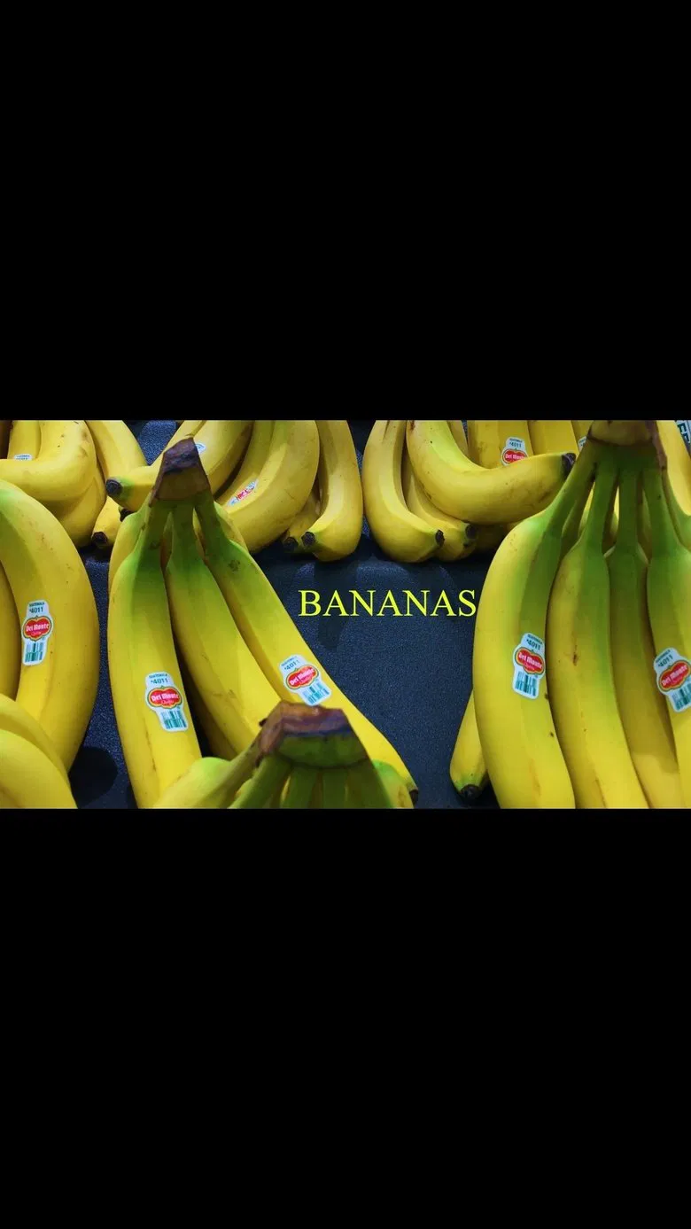 Bananas poster background