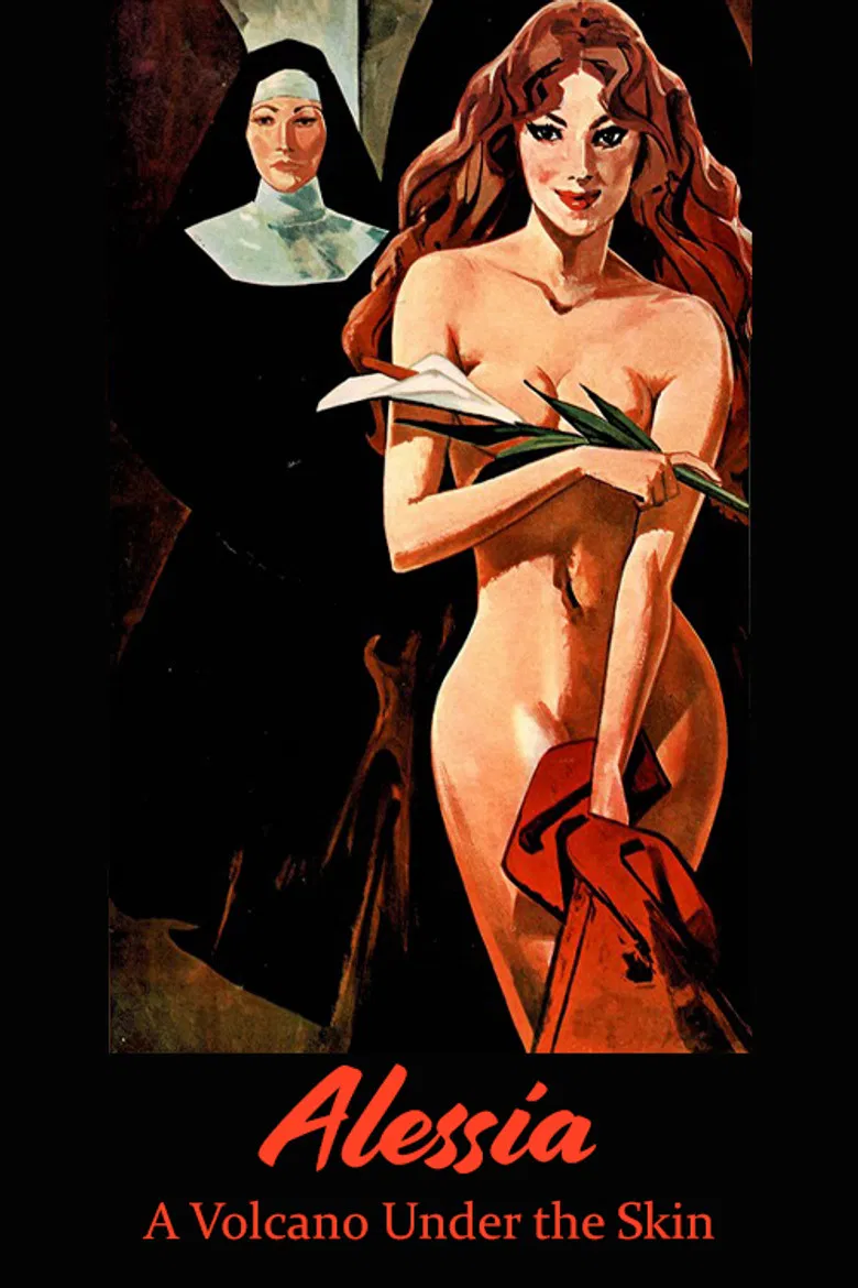 Alessia... A Volcano Under the Skin poster background