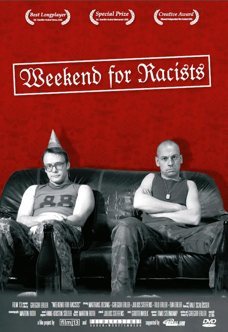 Weekend for Racists poster background