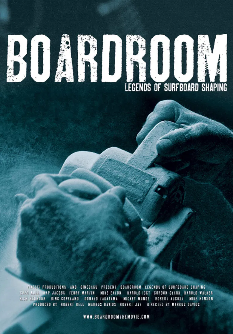 Boardroom - Legends of Surfboard Shaping poster background